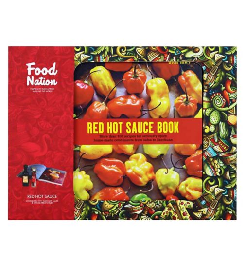 Food Nation Cookbook with Dark Soy Sauce & Whole Dried Chilli Peppers