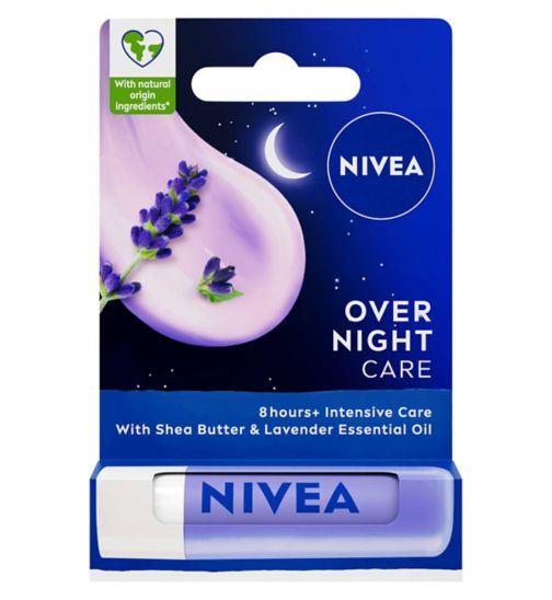 NIVEA Lavender Overnight Care Lip Balm 4.8g