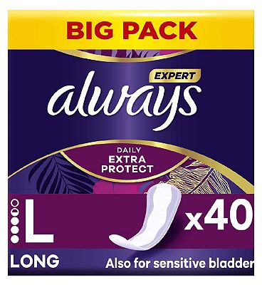 Always Dailies Panty Liners Long Unscented