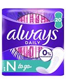 Always Dailies Slim Multiform Fresh Panty Liners 26 - Tesco Groceries