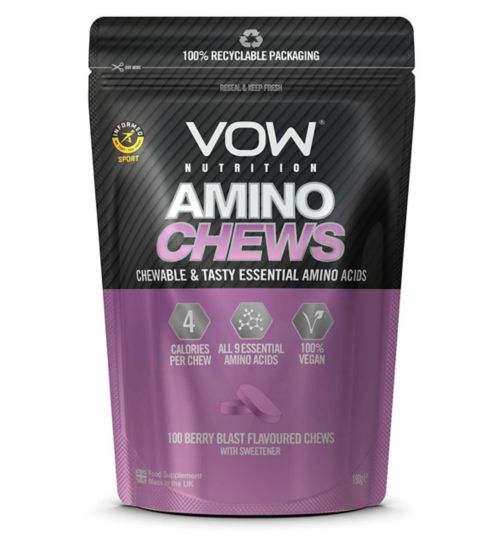 VOW Nutrition Amino Chews Berry 100s