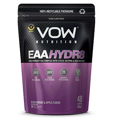 VOW Nutrition EAA Hydr8 Blackcurrant & Apple 500g