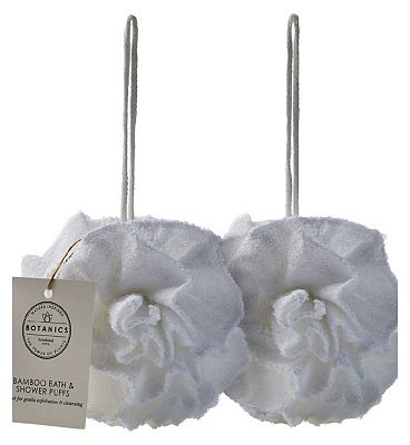 Botanics Bamboo Bath & Shower Puff 2Pk