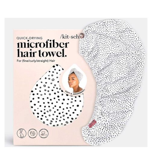 Kitsch Microfiber Towel Scrunchies Micro Dot