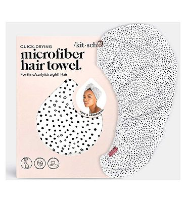 Kitsch Microfiber Towel Scrunchies Micro Dot