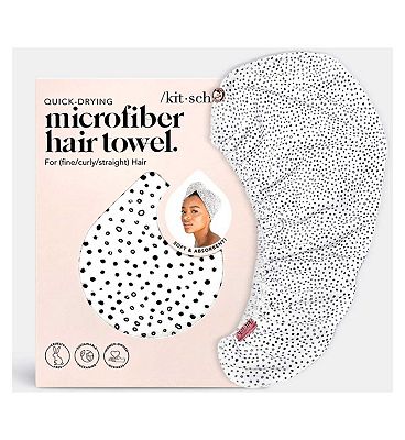 Kitsch Microfiber Towel Scrunchies Micro Dot