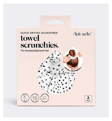 Kitsch Microfiber Towel Scrunchies Microdot