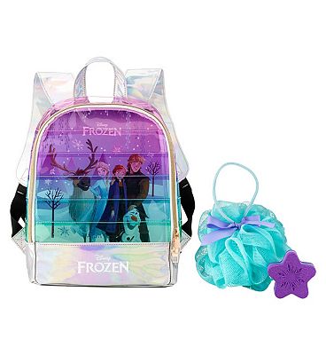 Disney Frozen Bath Time Backpack Wash Bag Set