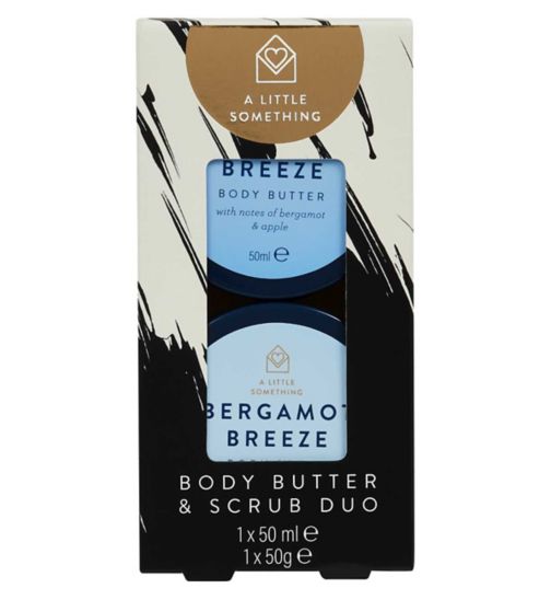 A Little Something Bergamot Breeze Body Butter & Scrub Duo