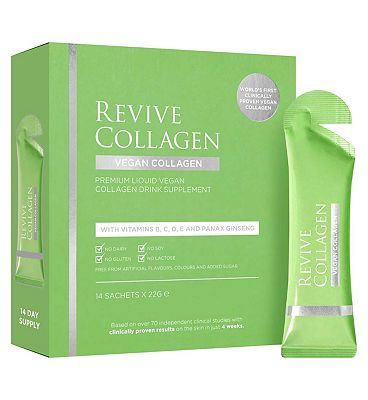 Revive Collagen Clinically Proven Liquid Vegan Collagen 14 X Sachets, 22g