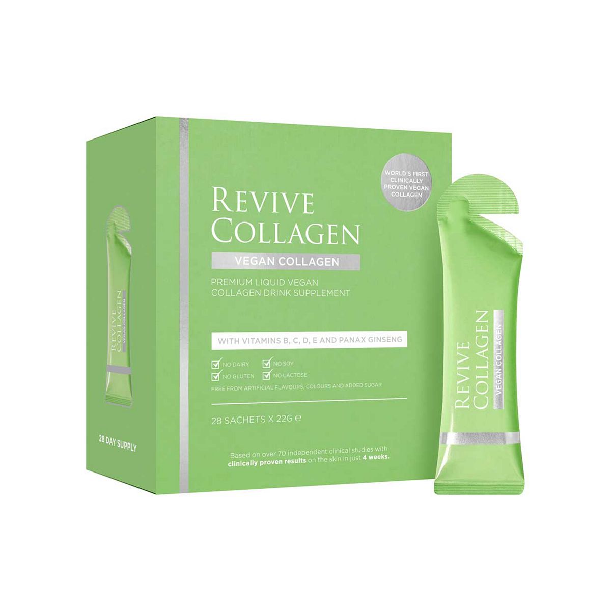 Revive Collagen Clinically Proven Liquid Vegan Collagen 28 X 22G Sachets