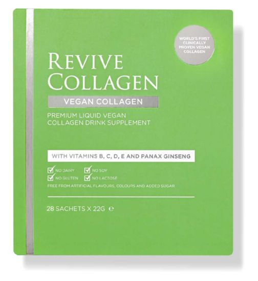 Revive Collagen Clinically Proven Liquid Vegan Collagen 22g - 28 Day Supply