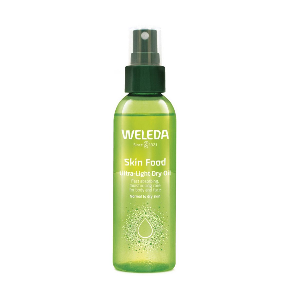 Weleda Skin Food Ultra Light Dry Oil Fast Absorbing Moisturising Care For Body And Face Normal To 100ml