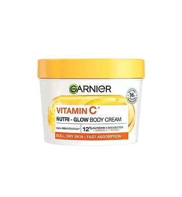 Garnier Body Superfood, Nutri Glow Body Cream Vitamin C & Mango 380ml