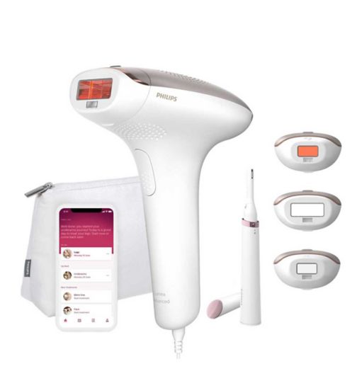 Philips Lumea IPL 7000 Series Advanced - Corded With 3 Attachments for Body, Face and Bikini With Pen Trimmer BRI923/00