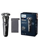 Philips Wet & Dry Electric Shaver Series 5000 with Pop-up Trimmer, Soft Case and Full LED Display - S5887/10