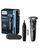 Philips Wet & Dry Electric Shaver Series 5000 with Pop-up Trimmer, Travel Case, Nose Trimmer and Full LED Display - S5889/11