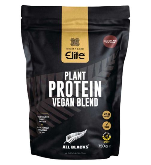 Healthspan Elite All Blacks Vegan Protein Powder Chocolate - 750g