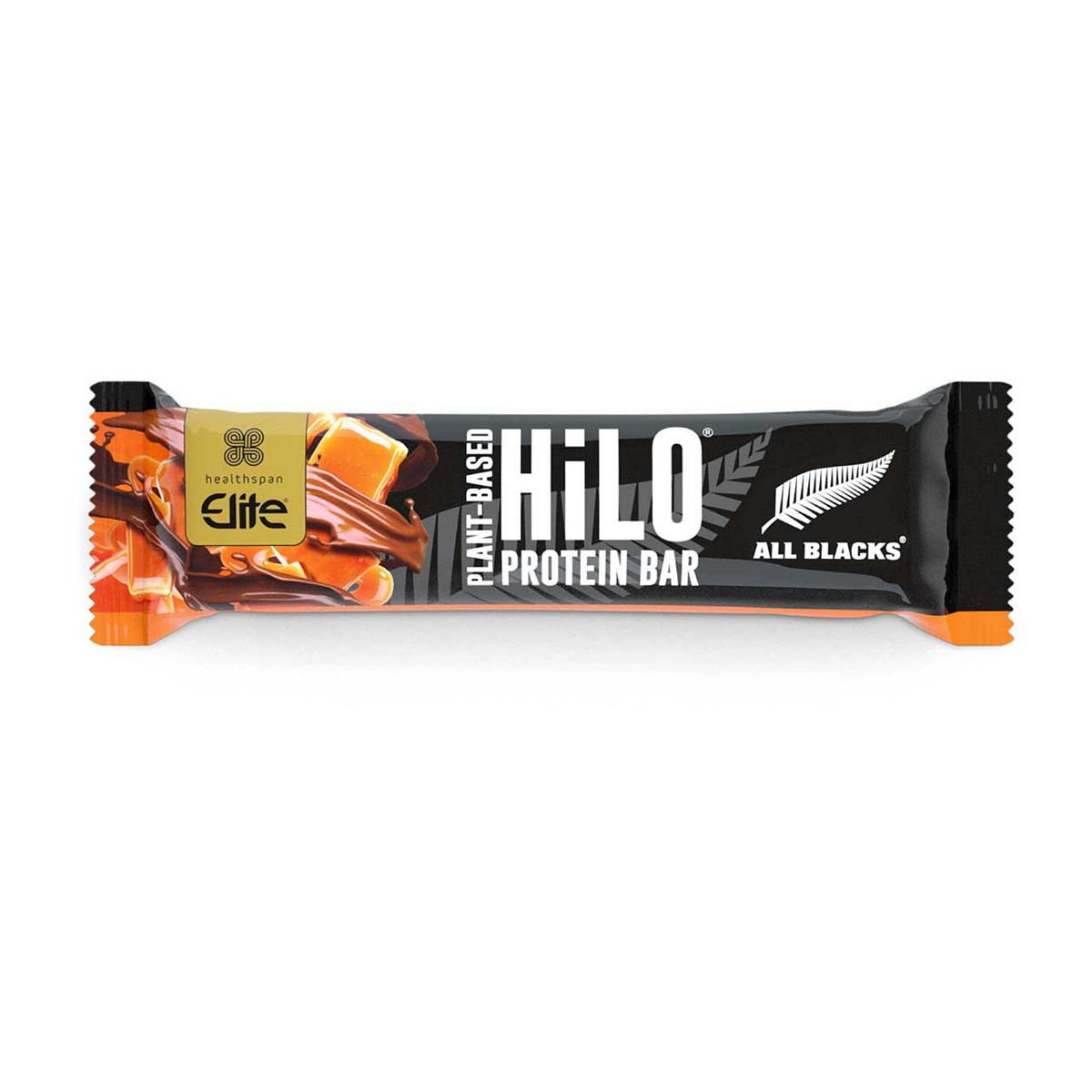 Healthspan Elite All Blacks Vegan Protein Bar Salted Choc Caramel - 60G