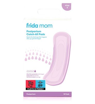 Frida Mom Postpartum Maternity Catch-All Pads for Maximum Absorbency