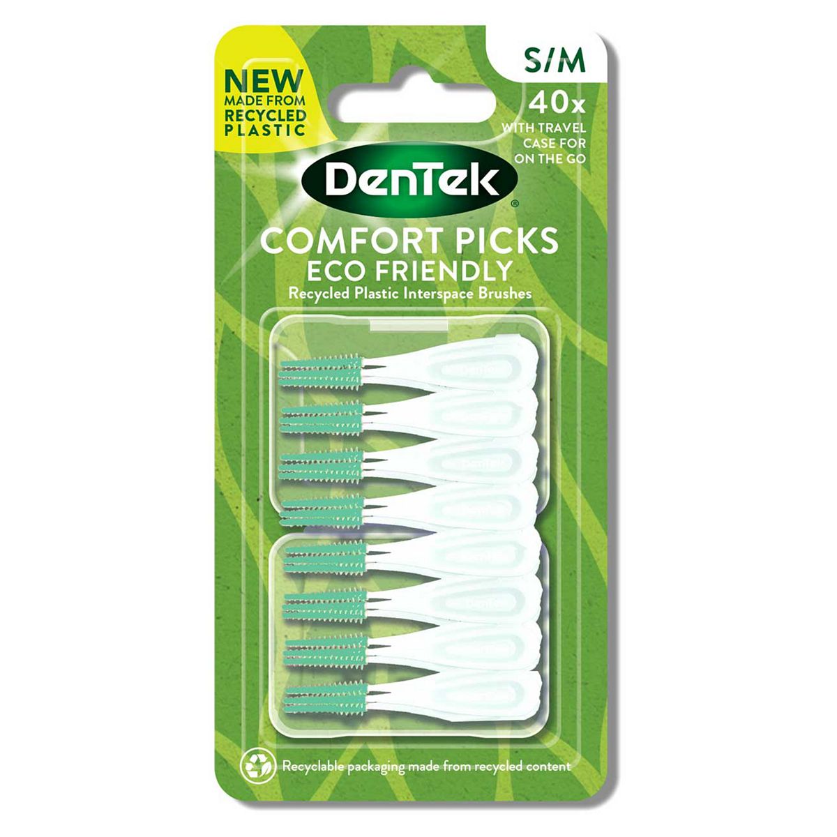 Dentek Eco Comfort Picks Friendly Medium - 40 Pack