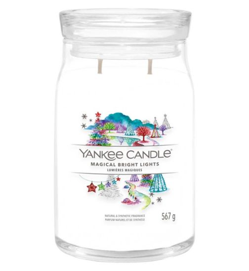 Yankee Candle Signature Large Jar Scented Candle - Magical Bright Lights - 567g