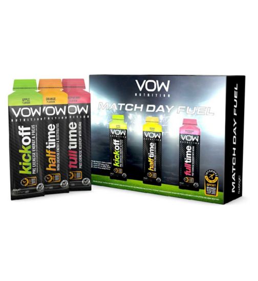 VOW Nutrition Match Day Fuel Sports Gels Multipack - 6 Pack