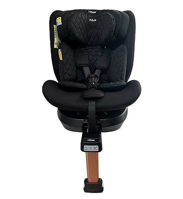 My Babiie Group 0+/1/2/3 Spin Billie Faiers Quilted Black iSize Isofix Car Seat