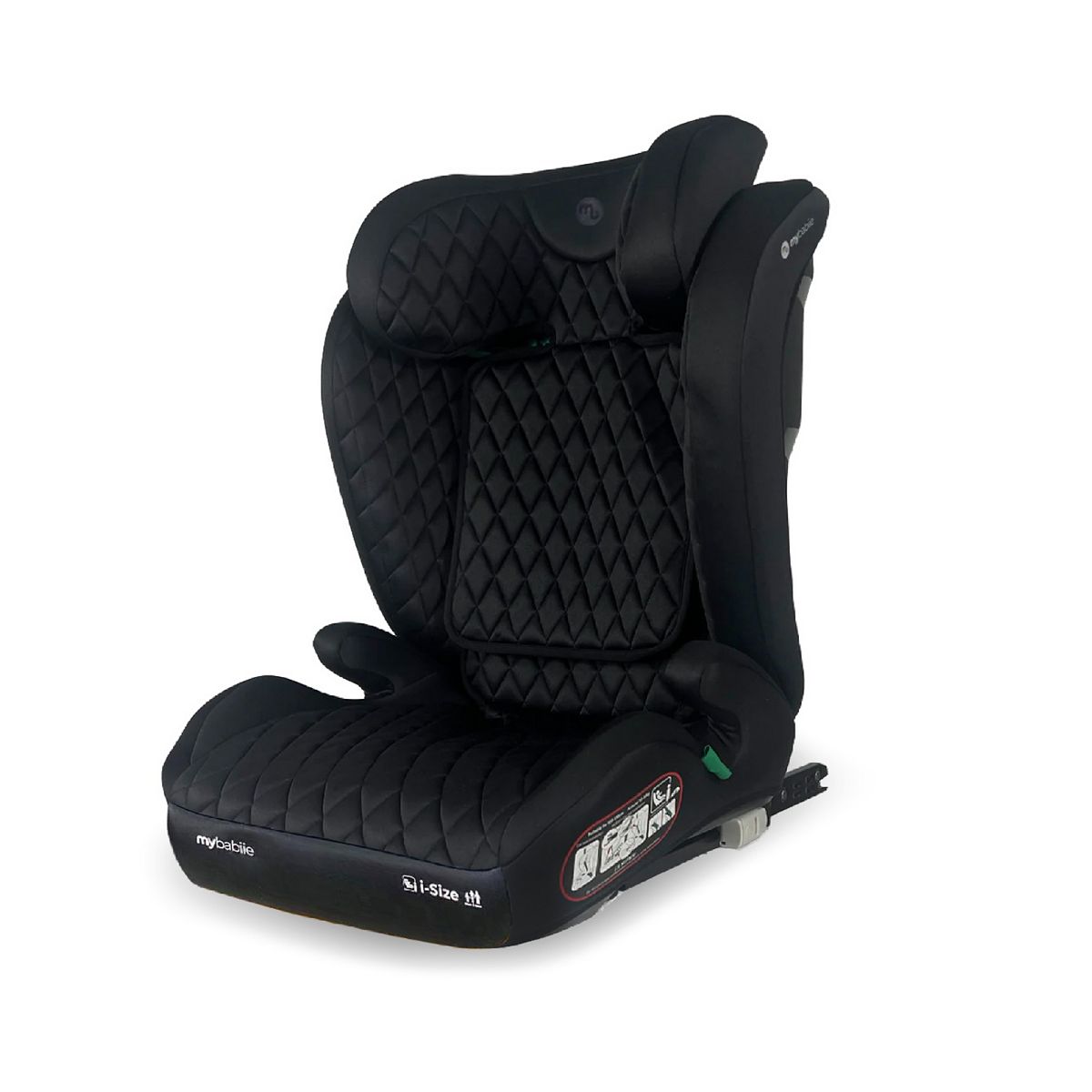 My Babiie Mbcs23 High-Back Booster R129 Car Seat With Isofix - Quilted Black