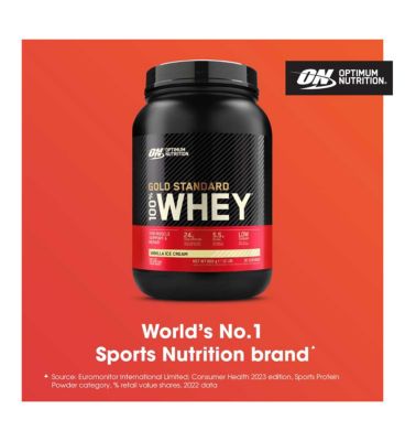 Optimum Nutrition Gold Standard Whey Vanilla Ice Cream 900g (5)