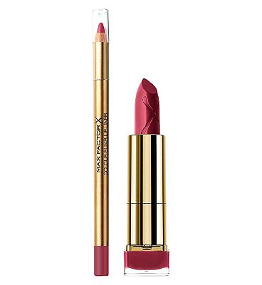 Max Factor Colour Elixir Rose Nude Lipstick and Lip Liner Bundle