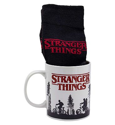 Stranger Things Logo Mug and Socks