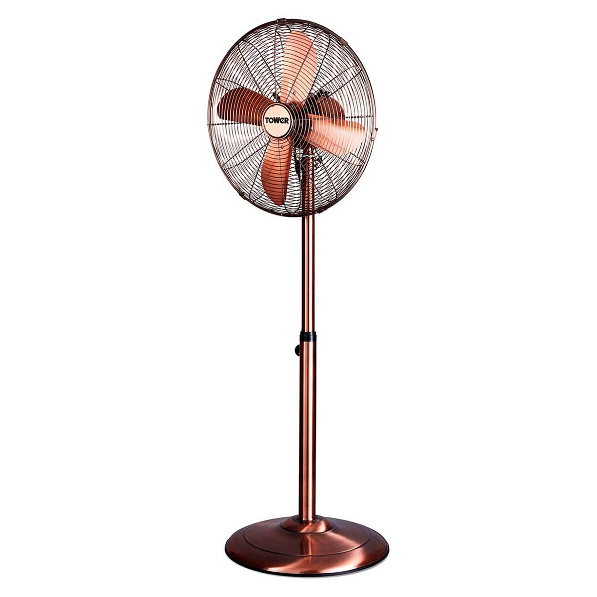 Tower 16 Inch Pedestal Cooling Fan In Copper And 3 Speeds