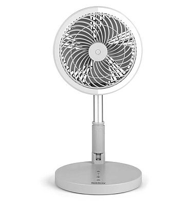 Beldray Cordless Foldable 3 in 1 Led Fan -Grey