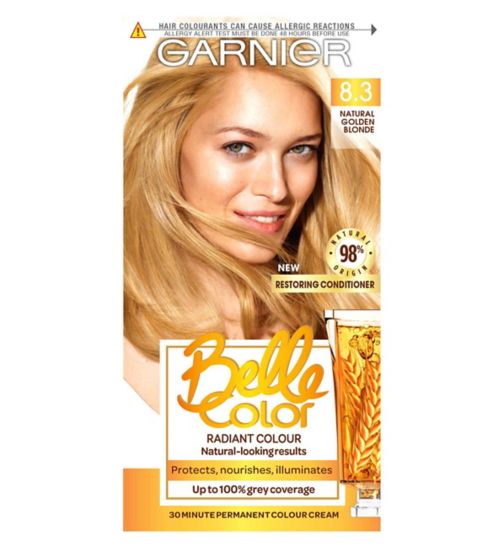 Garnier Belle Color 8.3 Natural Golden Blonde Permanent Hair Dye