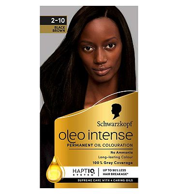 Schwarzkopf Oleo Intense Permanent Oil Colour 2-10 Black Brown Hair Dye