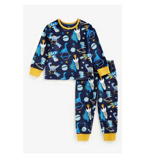 Mothercare Velour Dinosaur Pyjamas