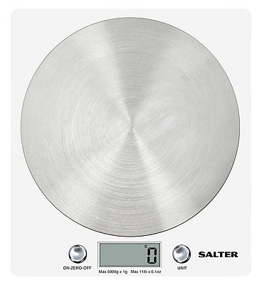 Salter Disc Electronic Scale - White