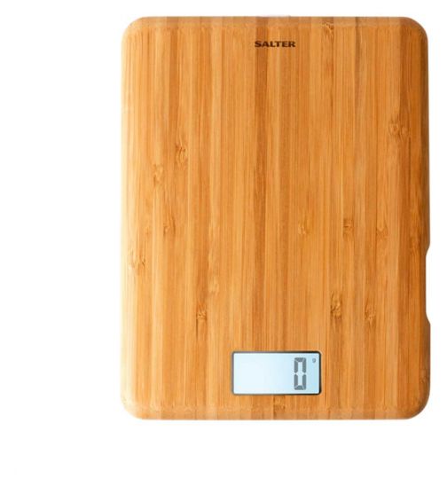 Salter Premium Eco Electronic Kitchen Scale -Bamboo