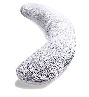 Kally Sleep Sherpa Fleece Body Pillow - Grey