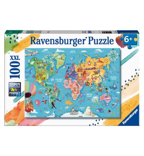 Ravensburger Map of the World XXL 100 Piece Jigsaw