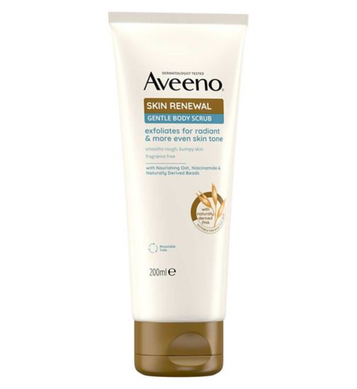 Aveeno Skin Renewal Wash Off Gentle Body Scrub 200ml