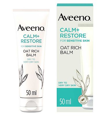 Aveeno Face CALM+RESTORE Ultra Rich Oat Moisturising Balm for Very Dry & Irritated Skin 50ml