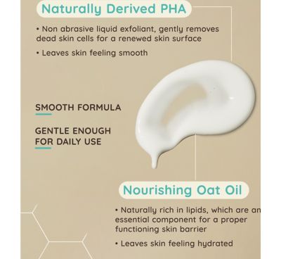 Aveeno Face CALM+RESTORE Gentle Smooth PHA Exfoliating Cleanser for Sensitive Skin, 150ml (5)