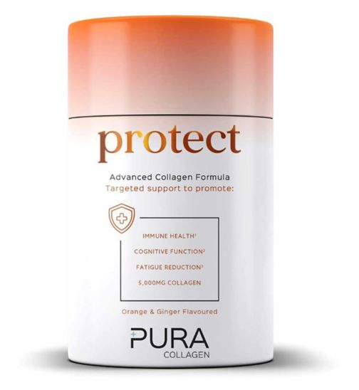 Pura Collagen Protect Advanced Collagen Formula Orange & Ginger