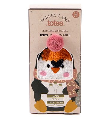 Barley Lane by Totes Penguin Cosy Sock
