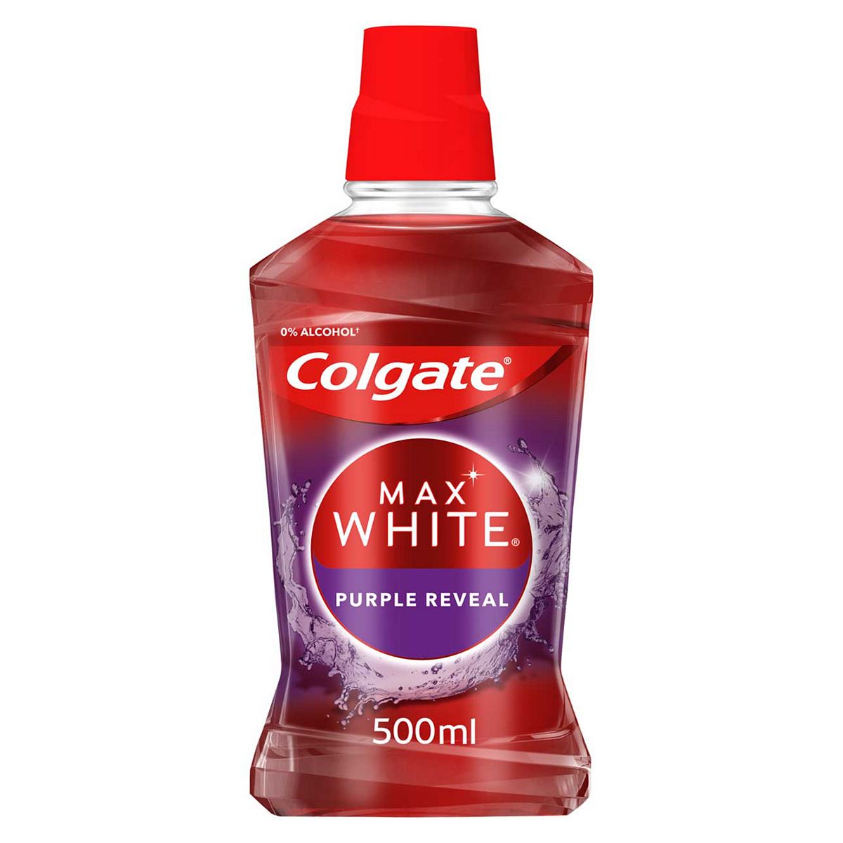 Colgate Max White Purple Reveal Mouthwash 500Ml
