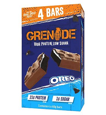 Grenade Oreo Protein Bars - 4 x 60g