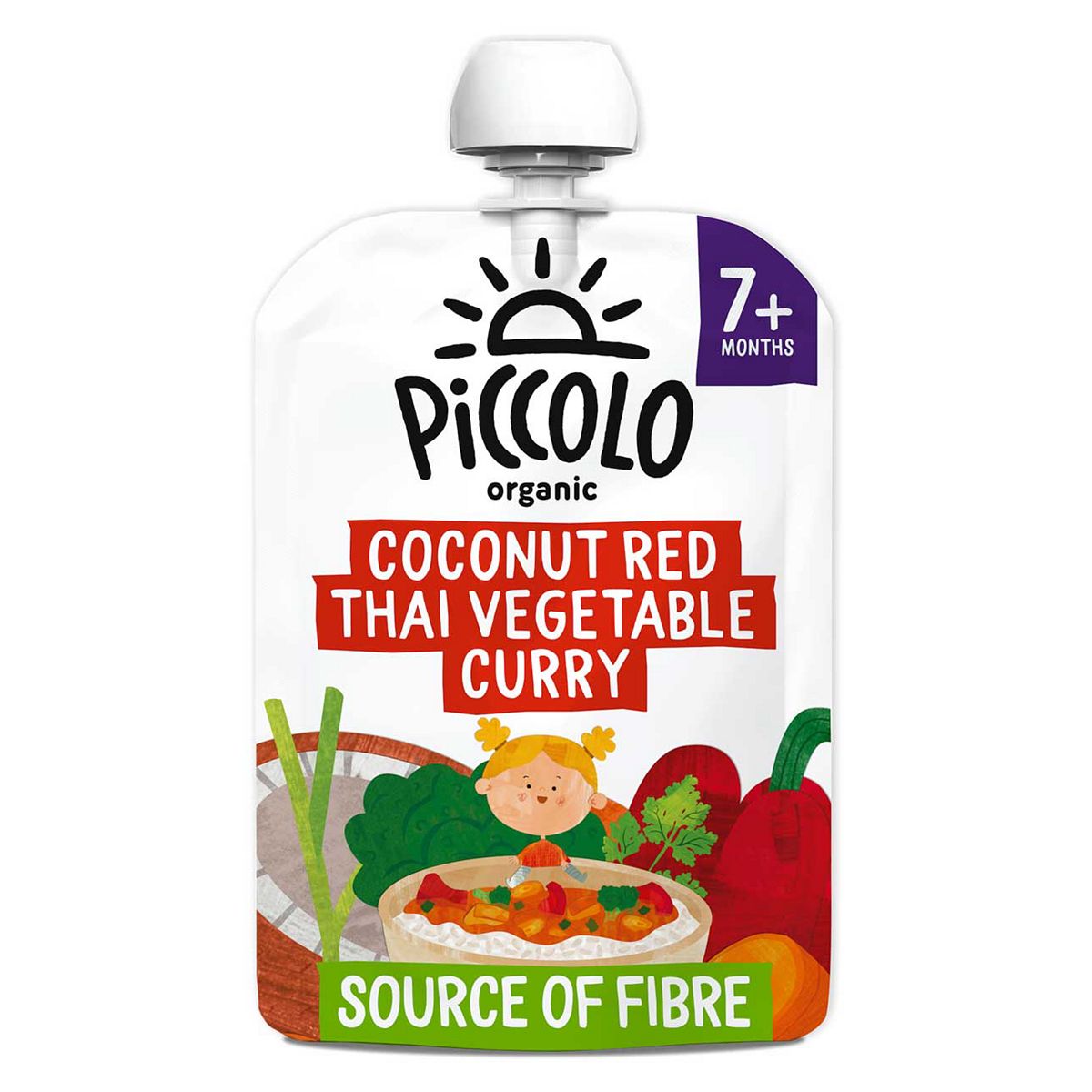 Piccolo Org Thai Veg Curry Stage 2 130G