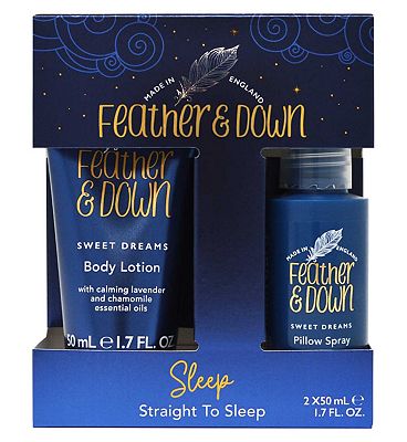 Feather & Down straight to sleep set